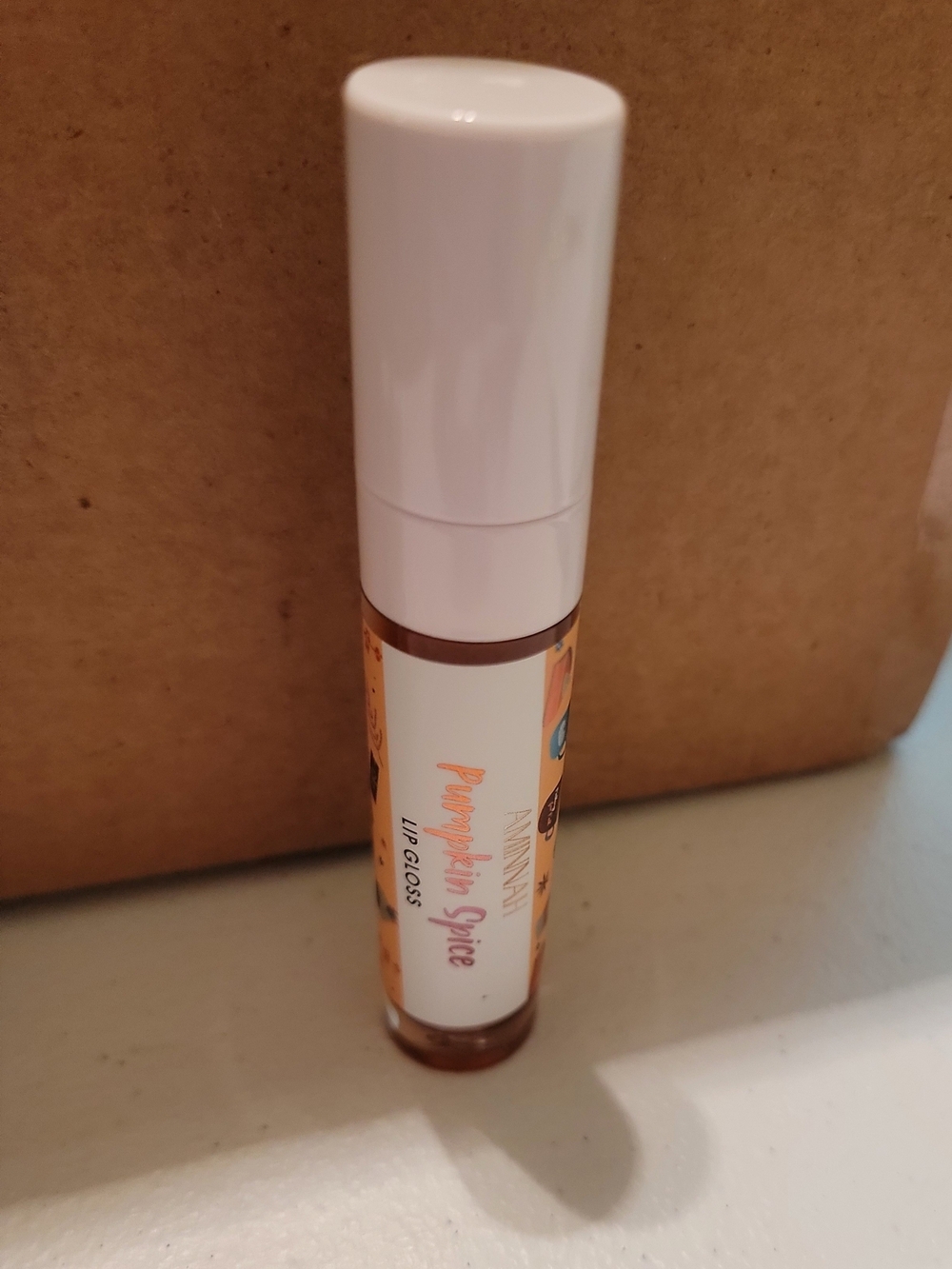 Pumpkin Spice Lip Gloss.